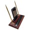 Dacasso Rosewood & Leather Cell Phone Holder Pen Stand AG-8012 - alternate 3